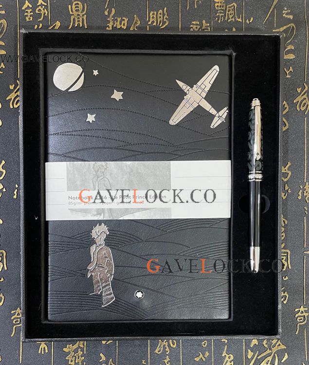 Set with Around the World Rollerball & Petit Prince Notepad Holder